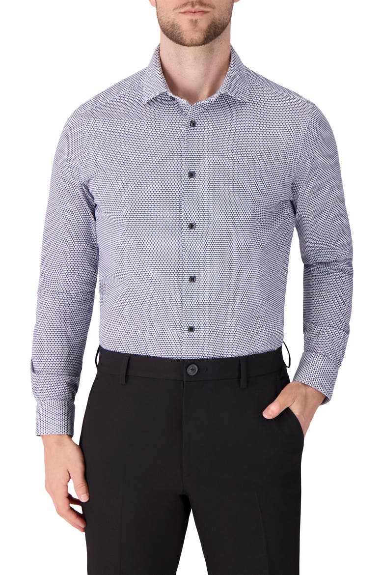 knit dress shirt men Men's Giza Knit Shirt - Grey - Cotton