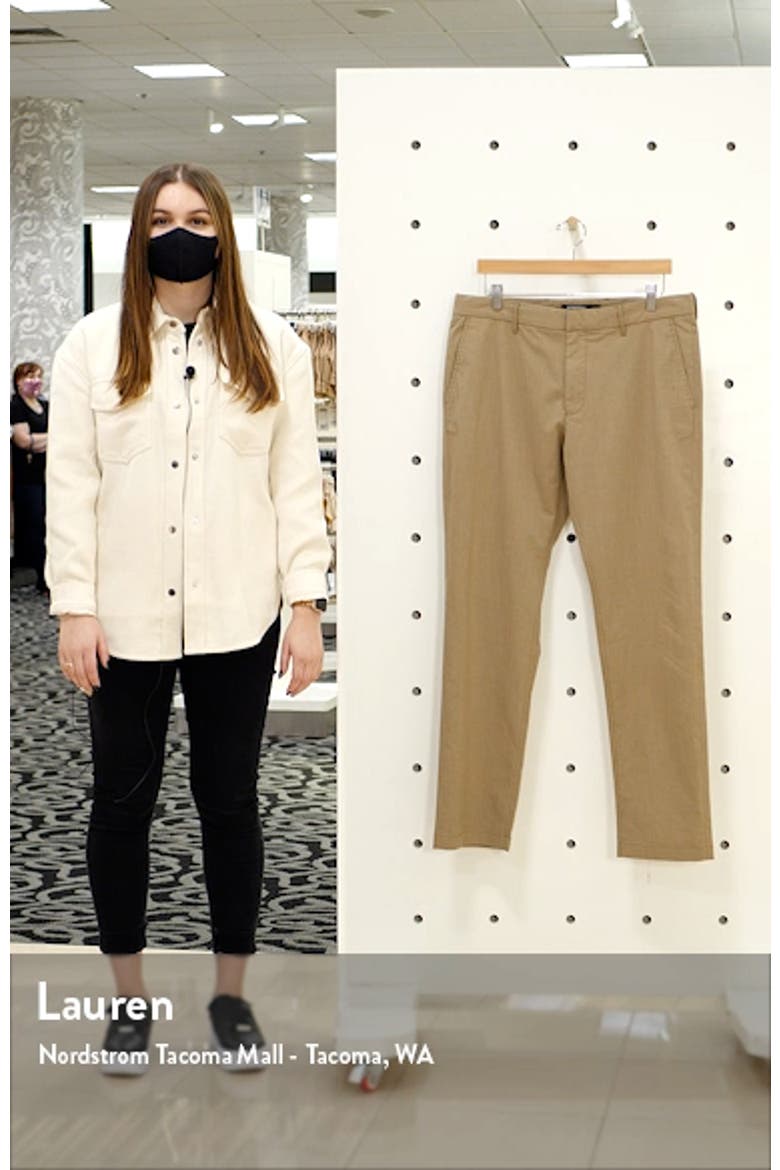 Athletic Fit CoolMax® Flat Front Performance Chino Pants video