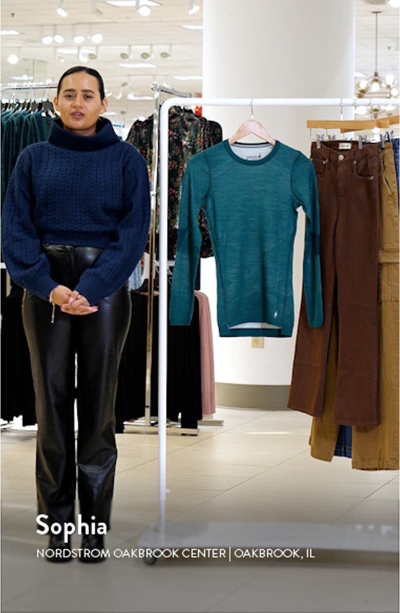 Intraknit Merino Wool Blend Long Sleeve T-Shirt, sales video thumbnail