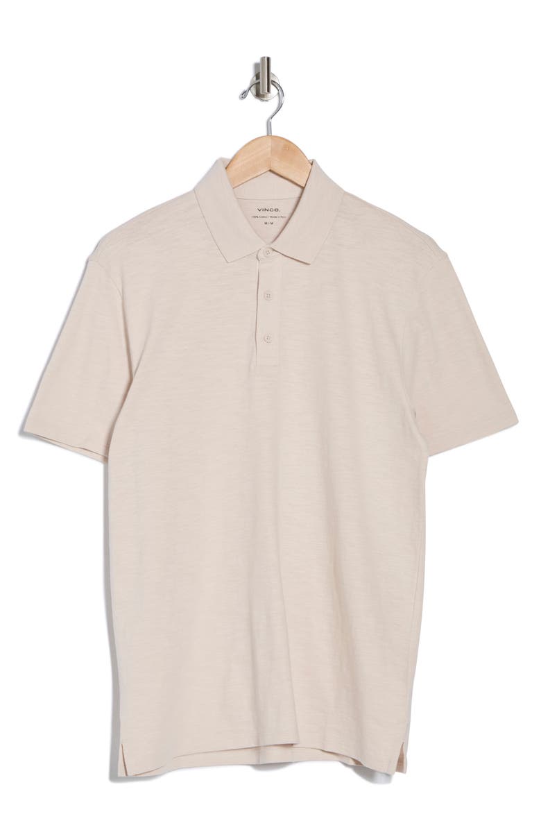 Short Sleeve Slub Polo