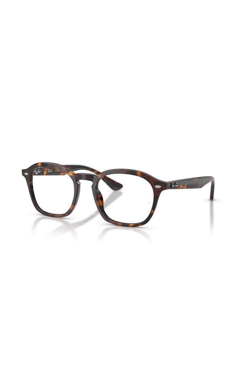 Ray-Ban 52mm Square optical glasses, Main, color, Tortoise
