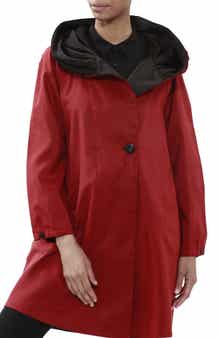 Donatella Reversible Hooded Raincoat