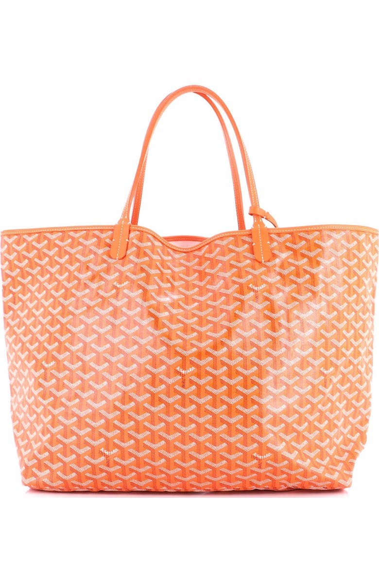 Pre-Owned Goyard Saint Louis Tote Coated Canvas GM, Alternate, color, Orange