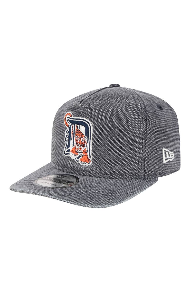 New Era Men's New Era  Heather Gray Detroit Tigers Throwback Denim Classic 19TWENTY Adjustable Hat, Main, color, Heather Gray