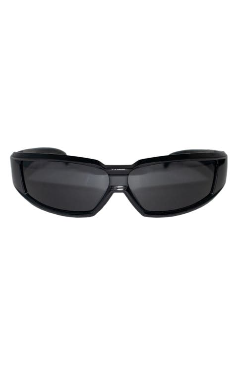 Ford 59mm Polarized Wraparound Sunglasses
