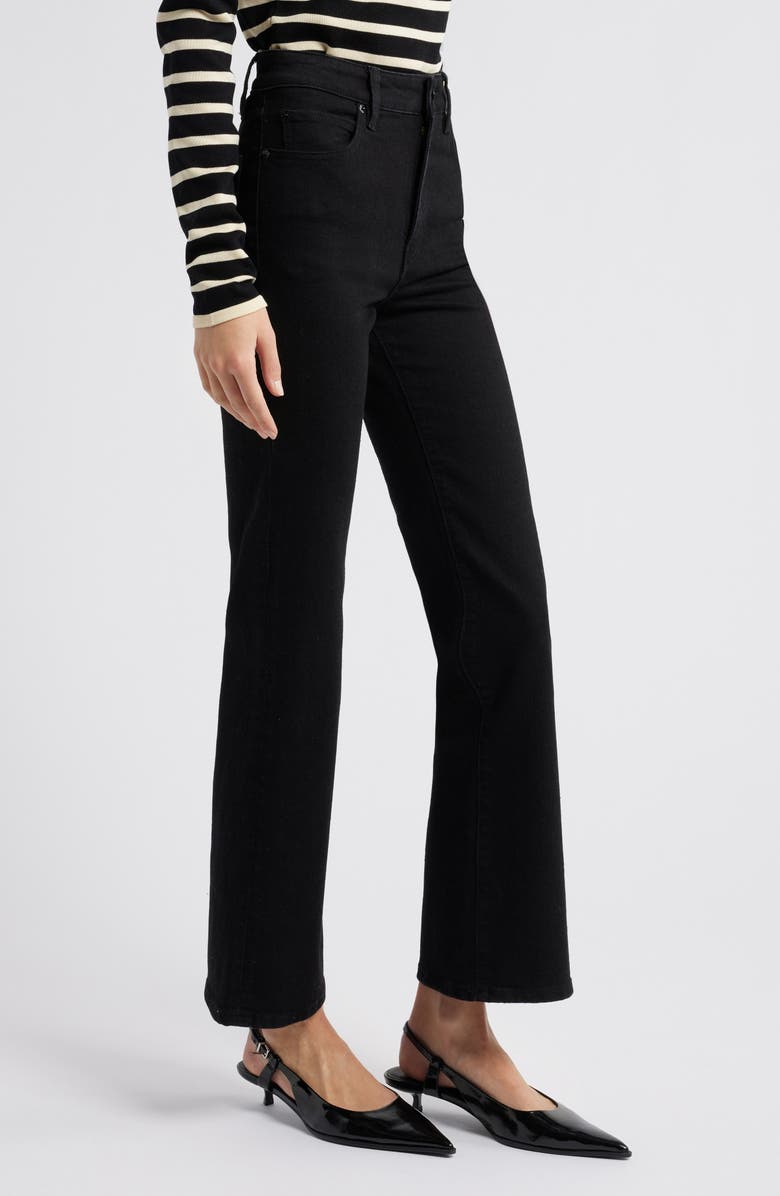 FRAME The Pixie Arrow High Waist Relaxed Bootcut Jeans, Alternate, color, Smokescreen