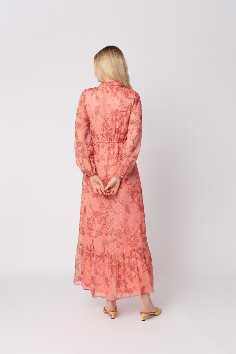 Fleur Dress, Alternate, color, Coral Hue