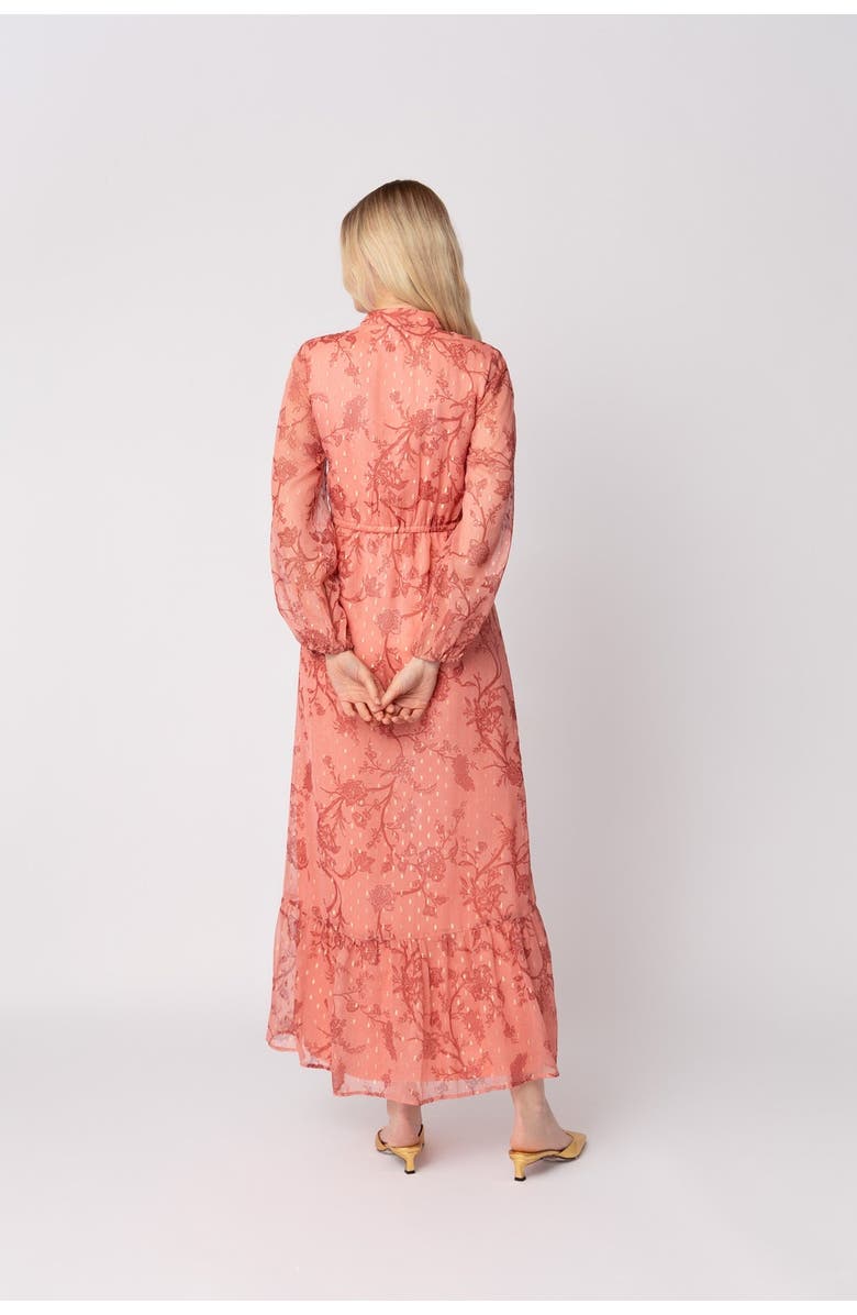 RAISHMA Fleur Dress, Alternate, color, Coral Hue