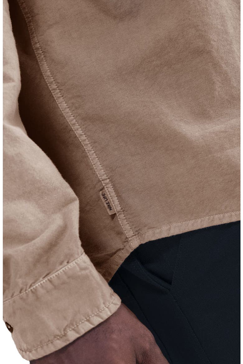 Oxford Long Sleeve Button Up Shirt, Alternate, color, HEMP