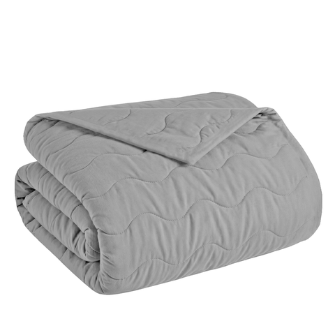 90" x 92" Charcoal Grey Queen Cooling Blanket
