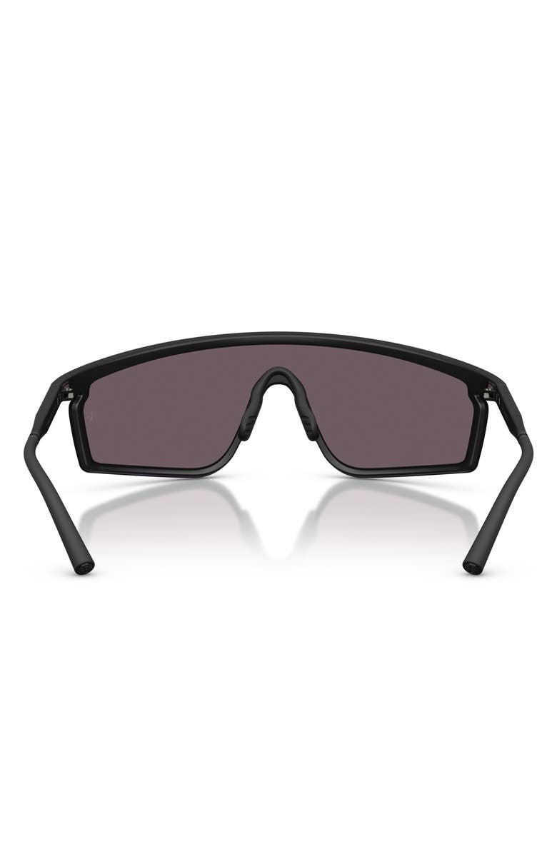 Oliver Peoples 143mm Roger Federer R-20 Irregular Sunglasses, Alternate, color, Semi-Matte Black / Purple