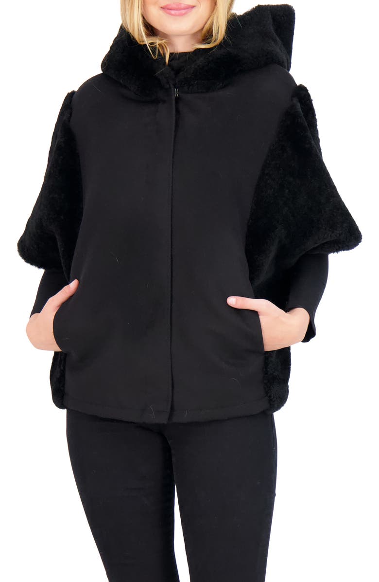 GORSKI Short Sleeves Cashmere Jacket, Main, color, Black