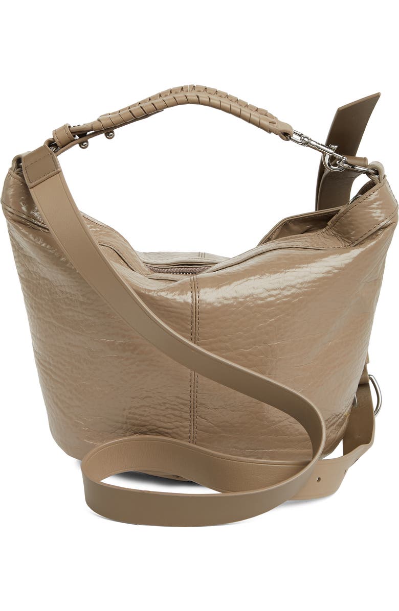 AllSaints Fetch Leather Crossbody Bag, Alternate, color,