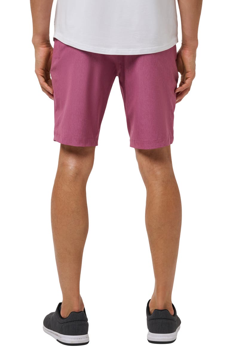 TravisMathew Overhead Compartment Shorts, Alternate, color, Damson