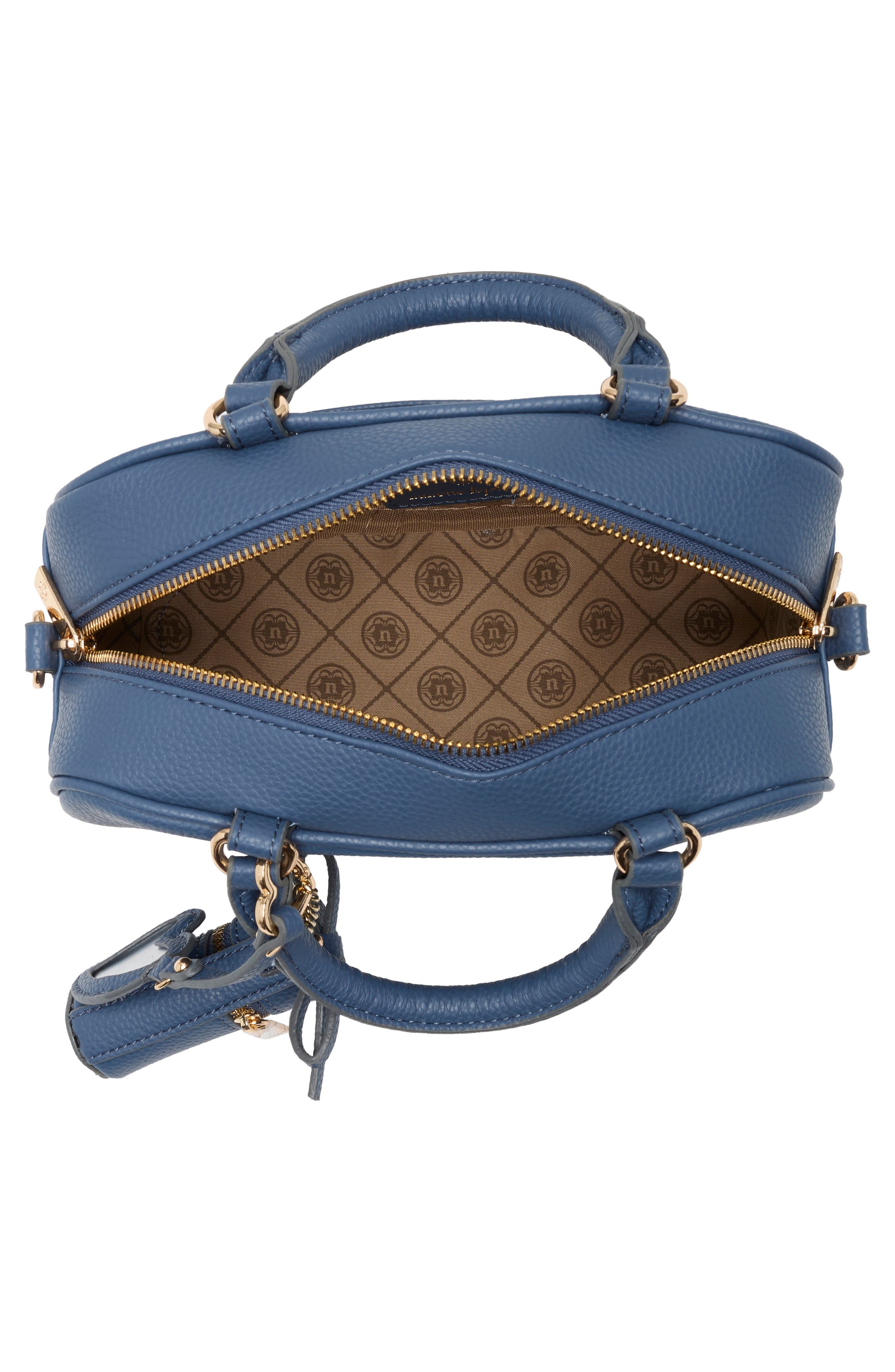 Ellah Mini Convertible Satchel Bag, Alternate, color, VINTAGE INDIGO