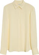 Lafayette 148 New York Scottie Silk Button-Up Blouse