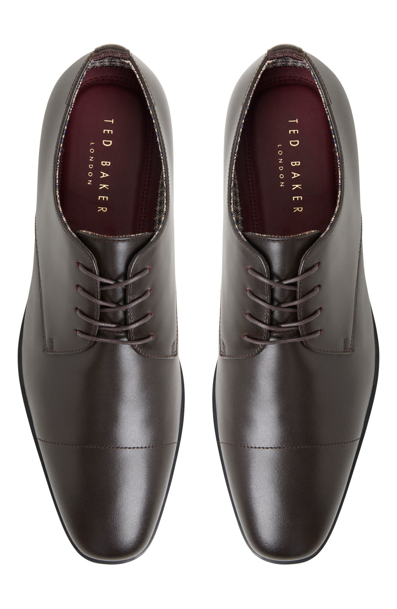 Garratt Cap Toe Derby, Alternate, color, DARK BROWN