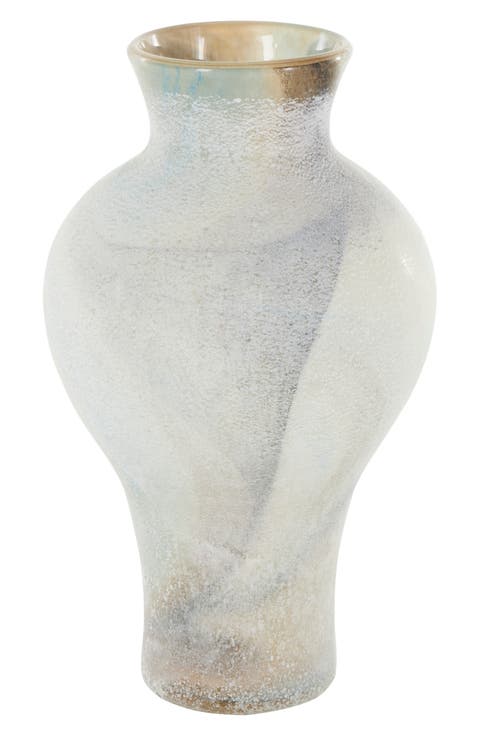 Marbled Glass Vase