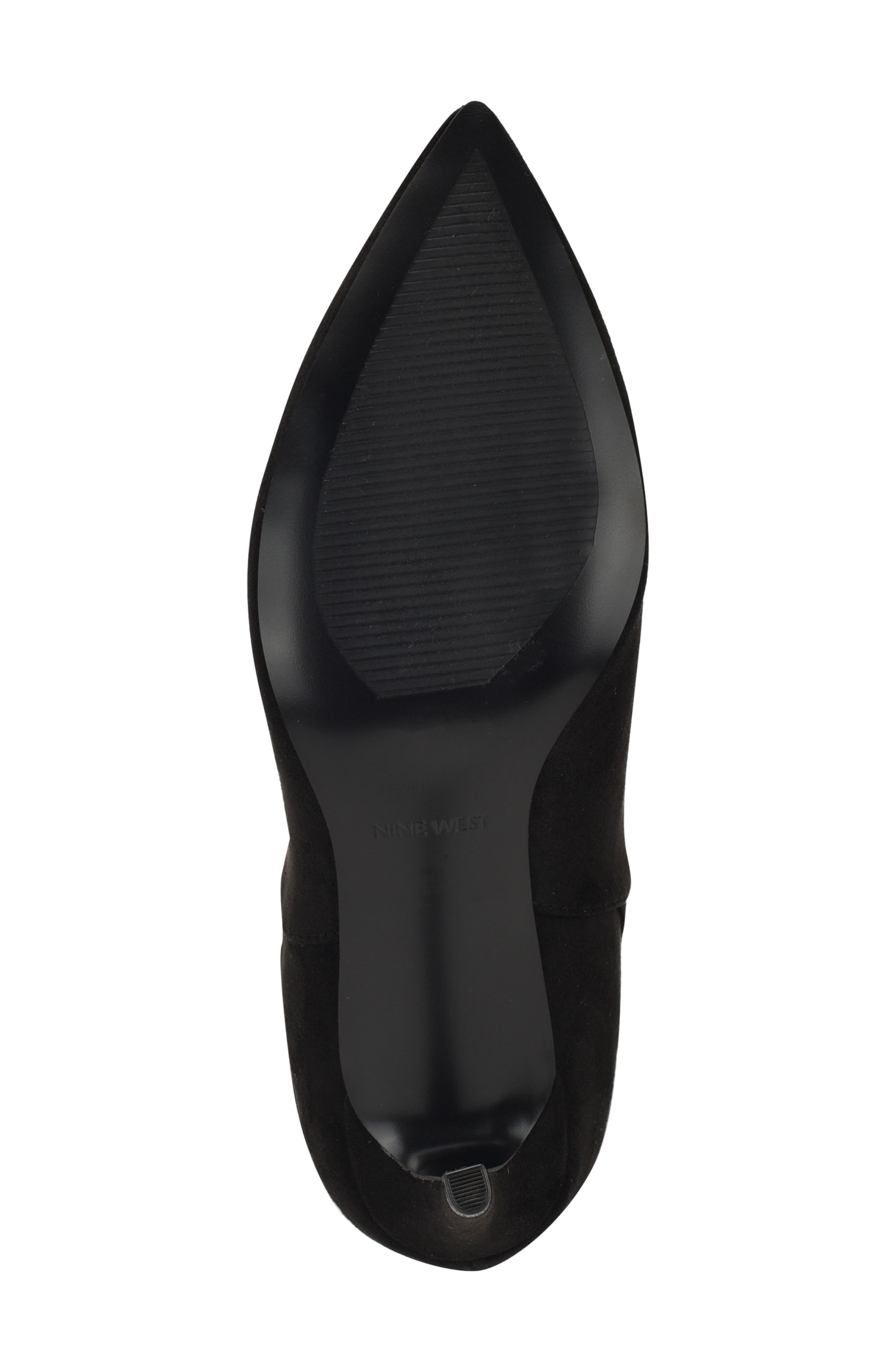 Nine West Razla Pointed Toe Boot, Alternate, color, Black