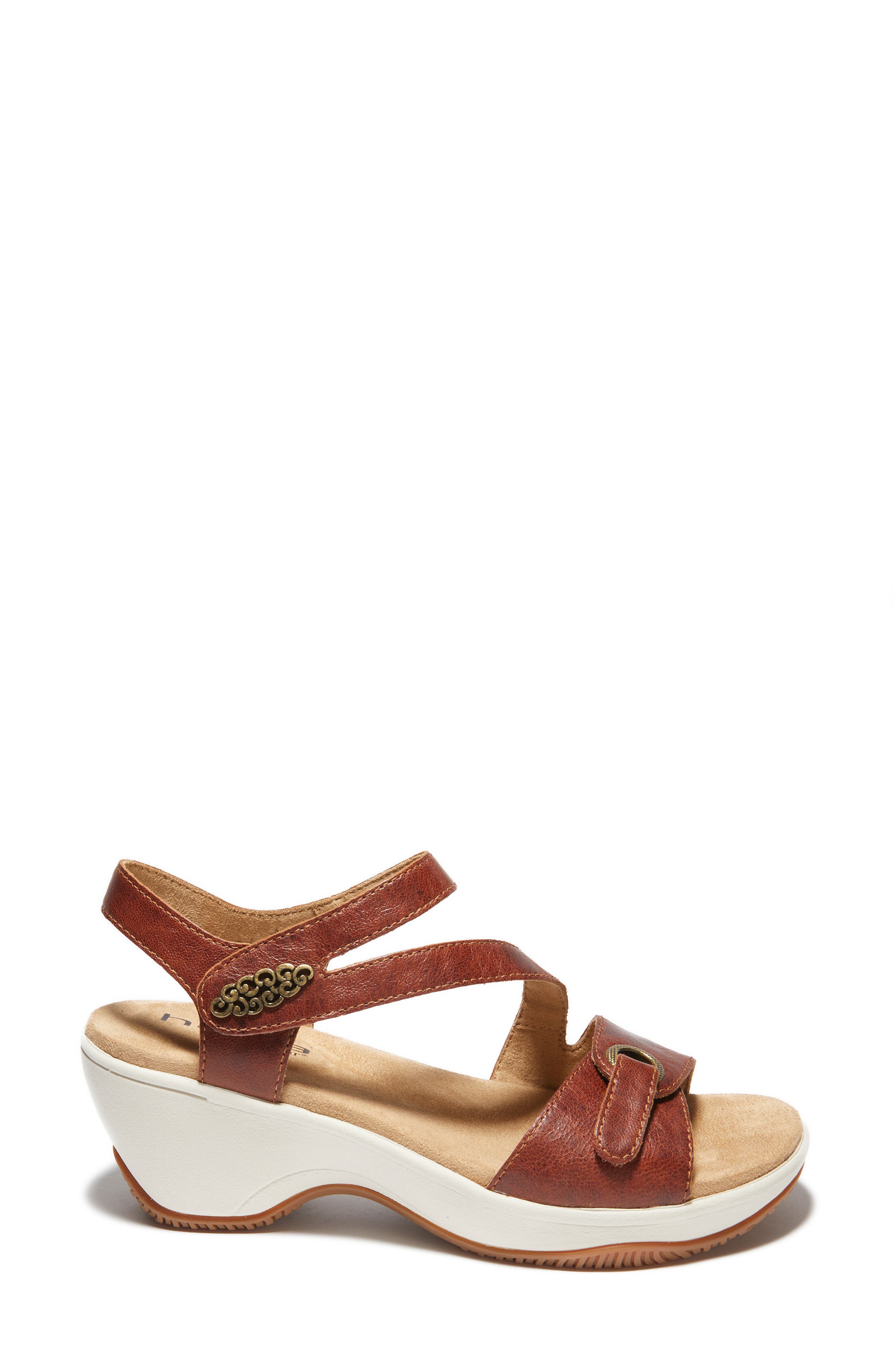 Hälsa Footwear Cindy Sandal, Main, color, Cognac