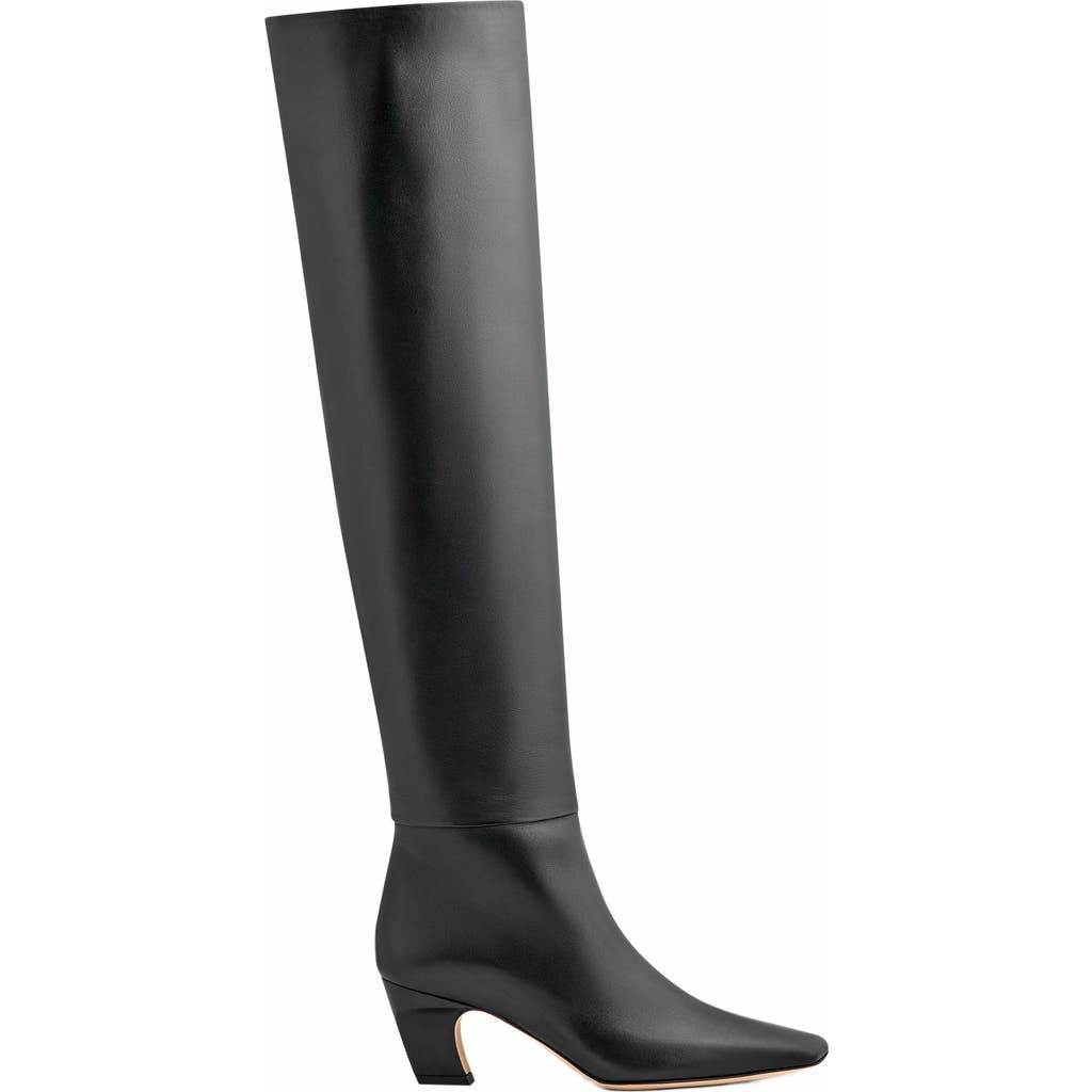 Neil J. Rodgers Meg Over The Knee Boot in Black Nappa  product