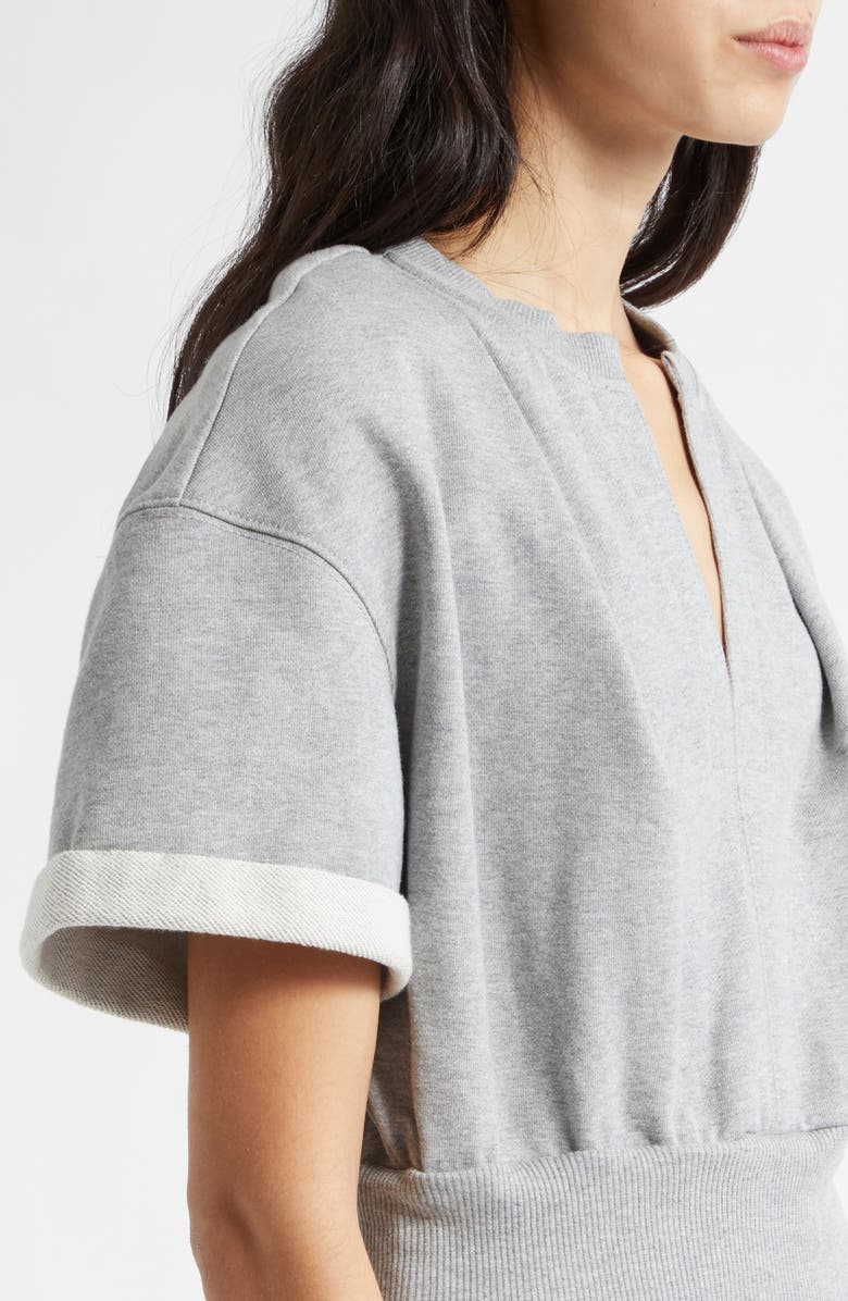 3.1 Phillip Lim Mixed Media Midi Dress, Alternate, color, 