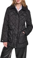DKNY Barn Quilted Hooded Jacket