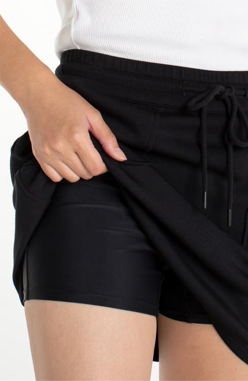 Liverpool Los Angeles Elastic Waist Knit Skort In Multi