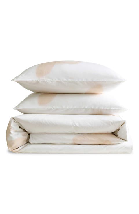 Liquid Floral 300 Thread Count Cotton Comforter & Shams Set