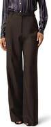 Lilysilk LILYSILK Women's Silk-Wool Blend High-Waisted Wide-Leg Pants