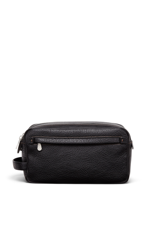 Beauty case with double zipper