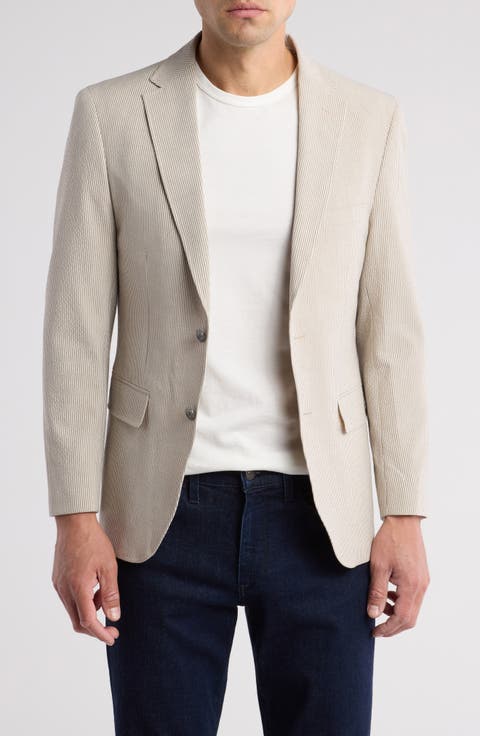 Stripe Stretch Blazer