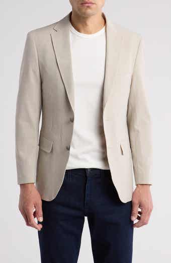 Lucky Brand Stripe Stretch Blazer