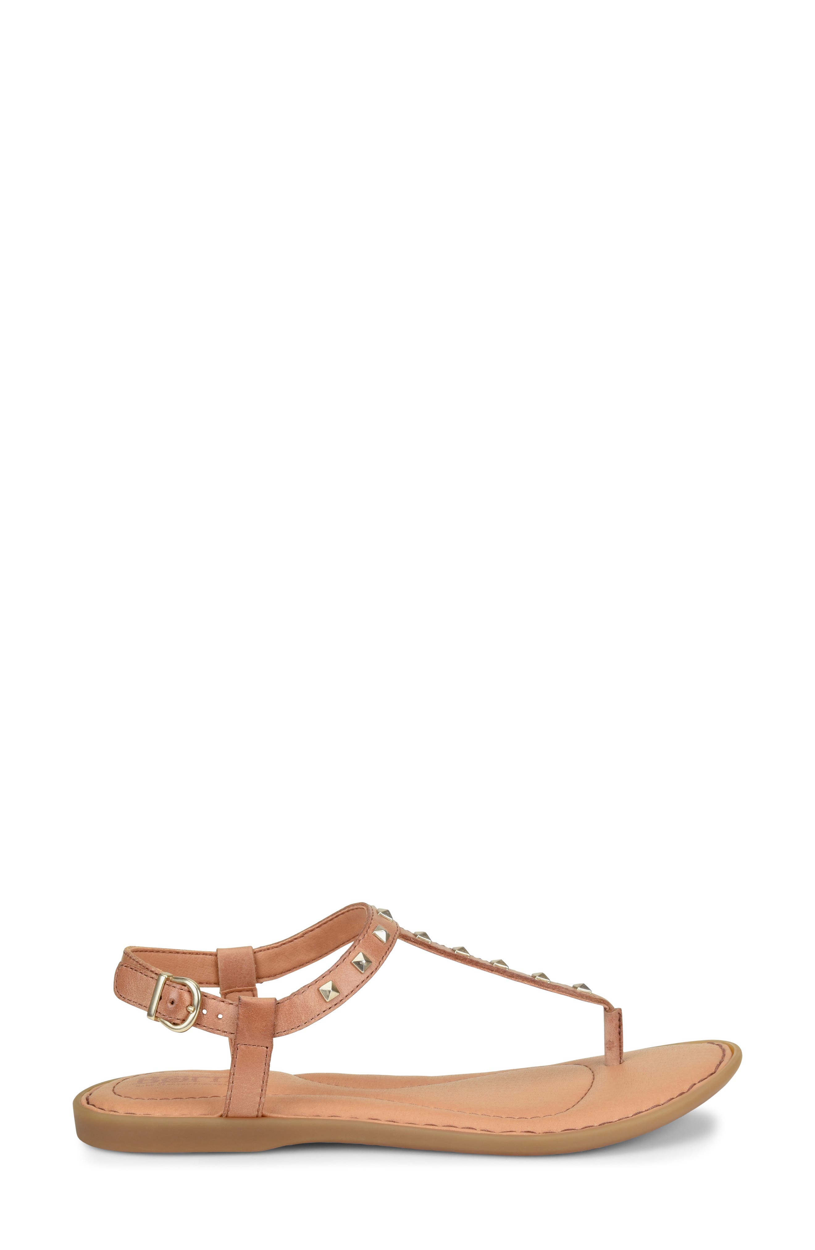 Adana Studded Sandal, Alternate, color, BROWN LEATHER