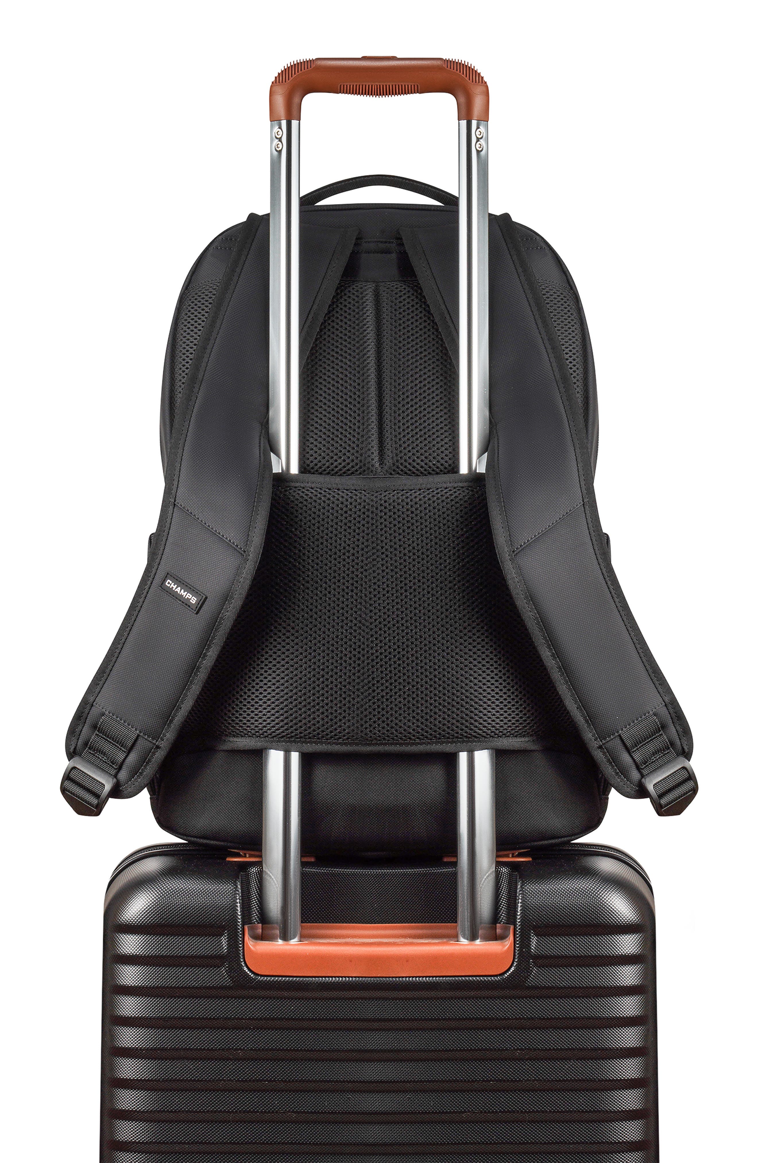 CHAMPS Daily Waterproof Backpack, Alternate, color, Black