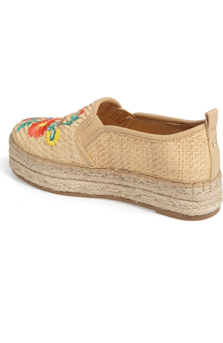 Sam Edelman Carrin Embroidered Sneaker, Alternate, color,