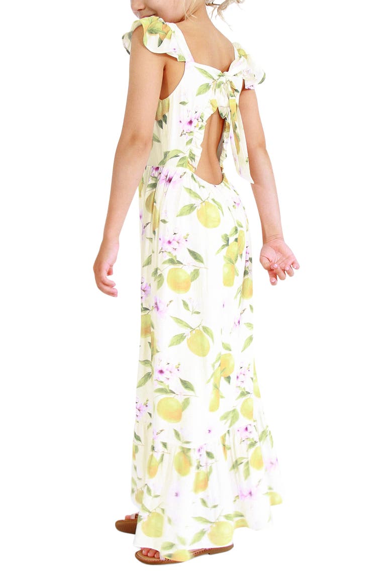 Sunset Sakura Maxi Dress, Alternate, color, Sakura Orchard