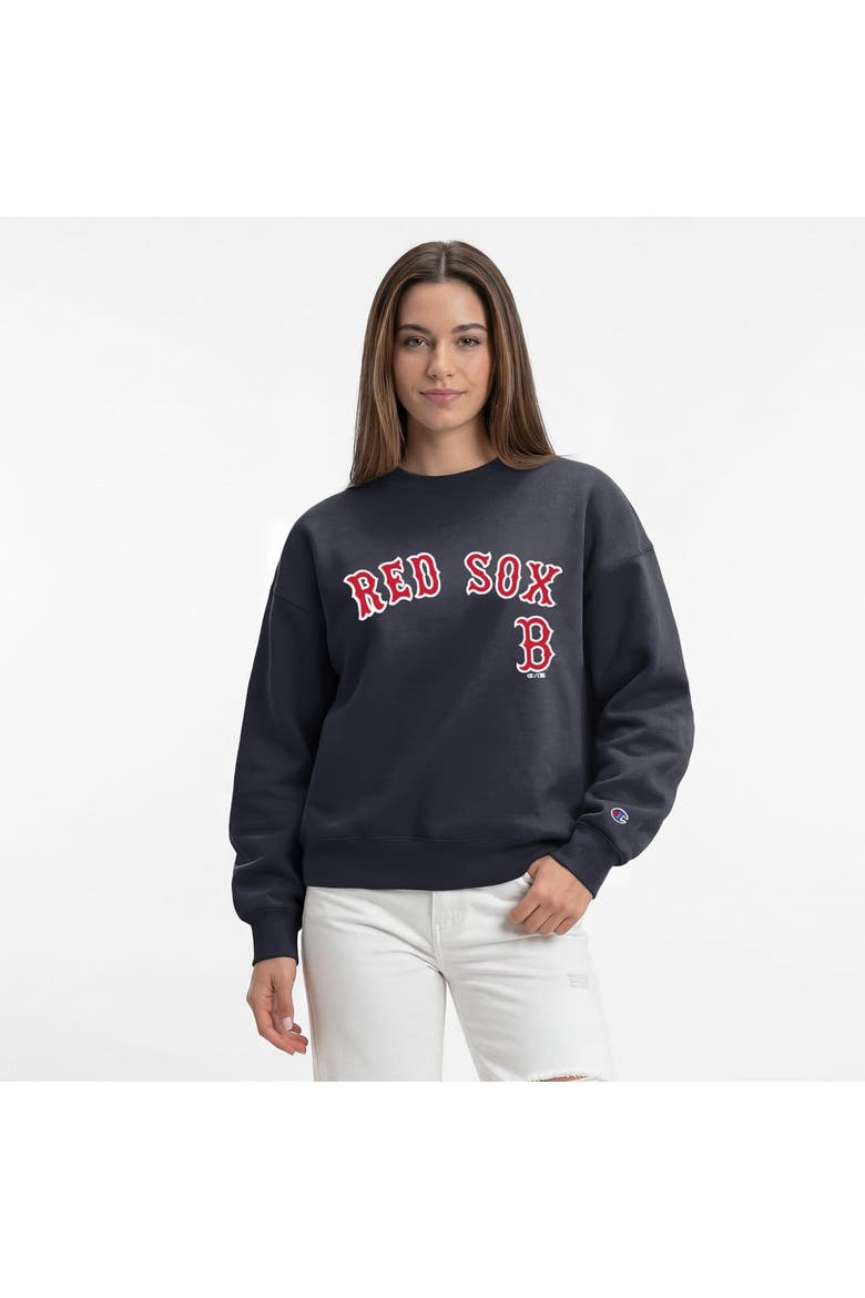 Women's Champion  Navy Boston Red Sox All-Star Sweatshirt, Main, color, Navy