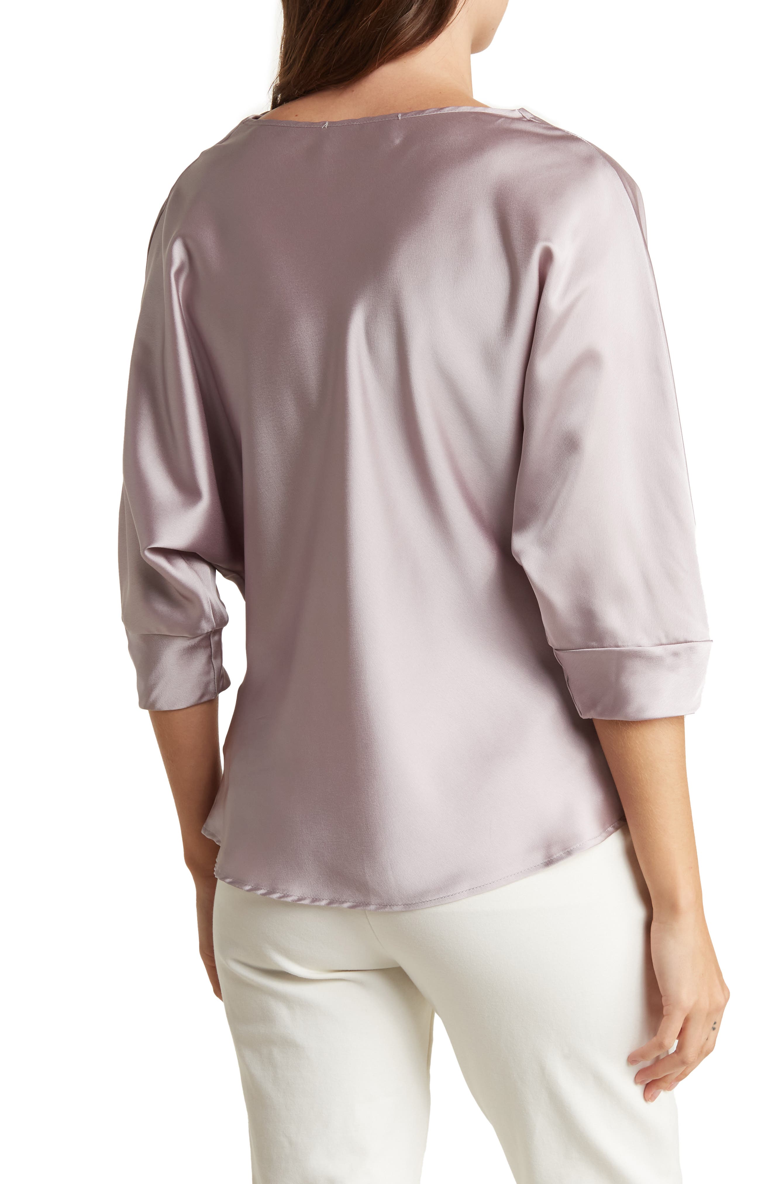Cowl Neck Satin Blouse - image 4