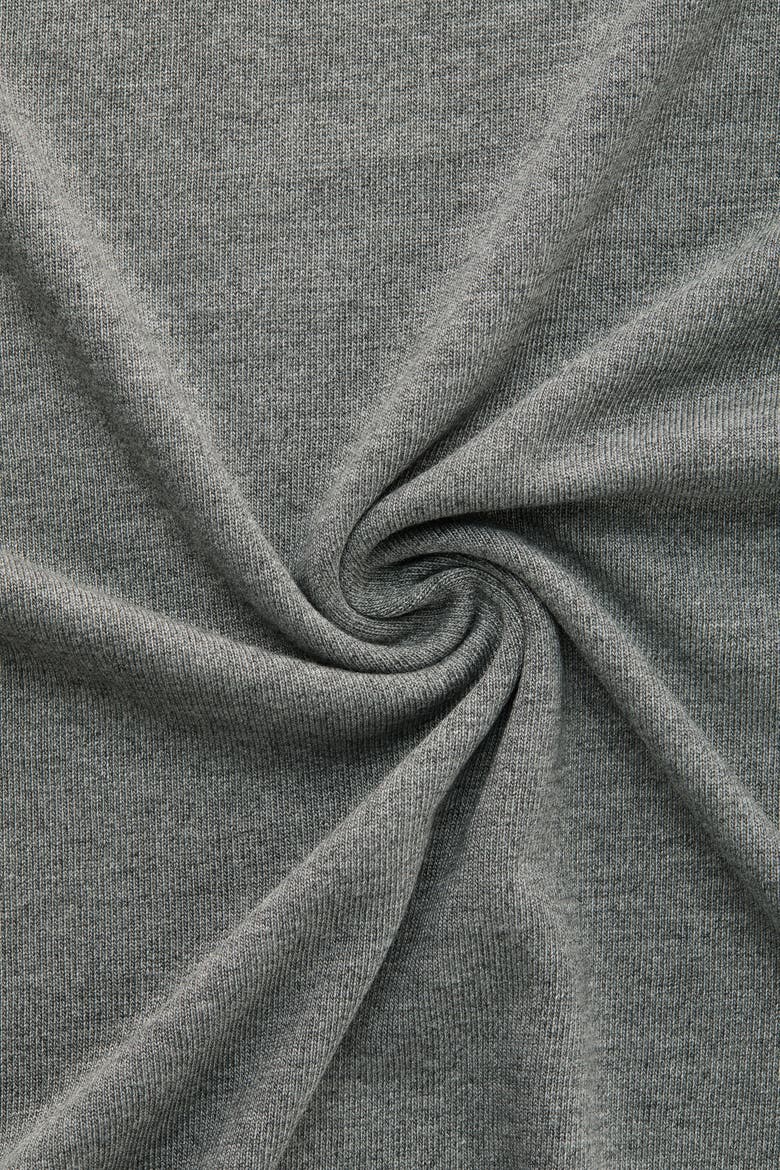 Heavyweight Short Sleeve Viscose Jersey Crewneck, Alternate, color, Grey