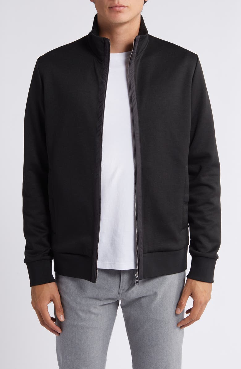 BOSS Shepherd Track Jacket, Main, color, Black