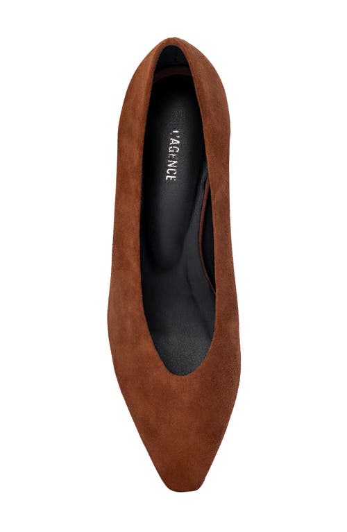 L'agence Suzanne Pointed Toe Flat In Multi