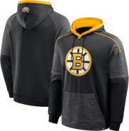 FANATICS Men's Fanatics Black Boston Bruins Goaltender Defender Pullover Hoodie