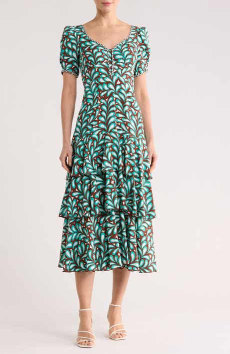 Diane von Furstenberg Aire Tiered Midi Dress