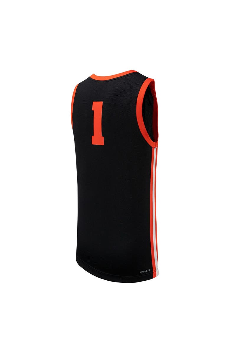 Nike Unisex Nike #1 Black Oregon State Beavers Team Replica Basketball Jersey, Alternate, color, 