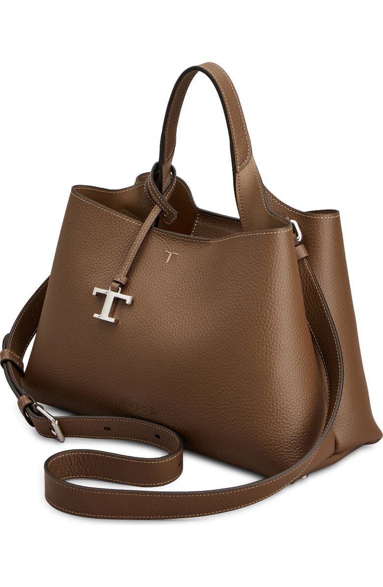Tod's Apa Leather Top Handle Bag, Alternate, color,