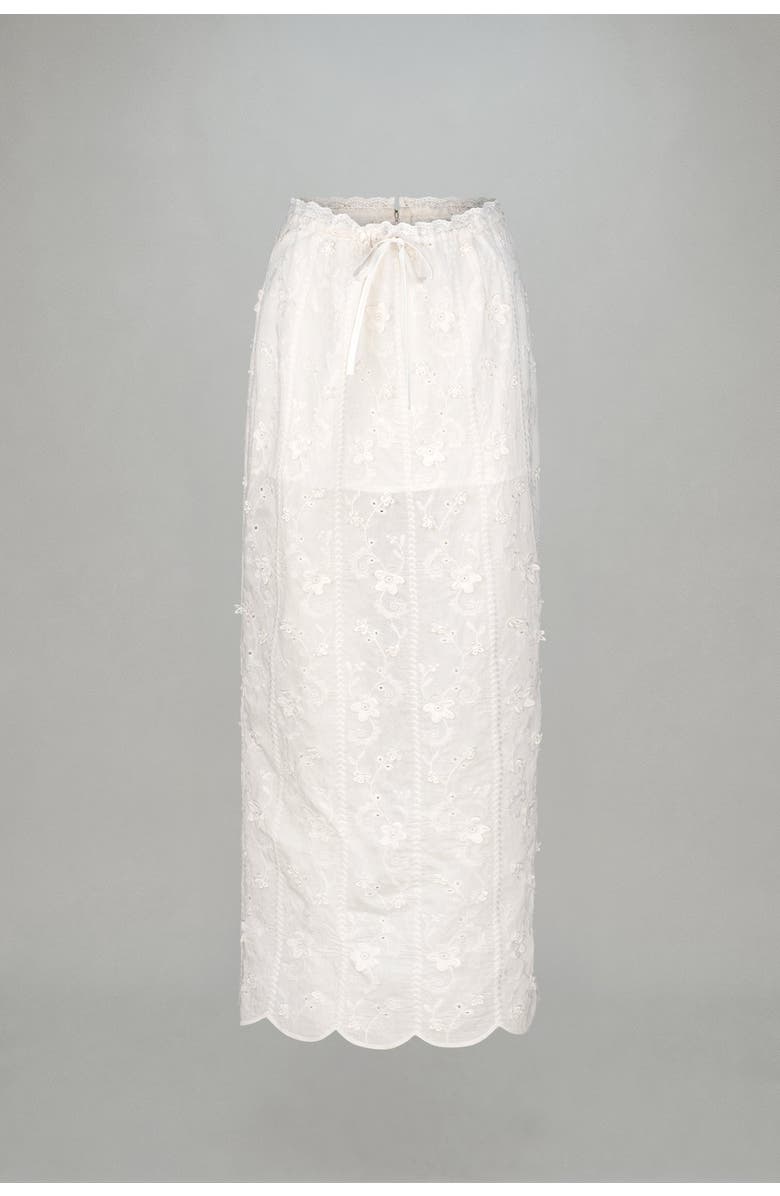 Atoir Marjorie Skirt, Alternate, color, Ivory