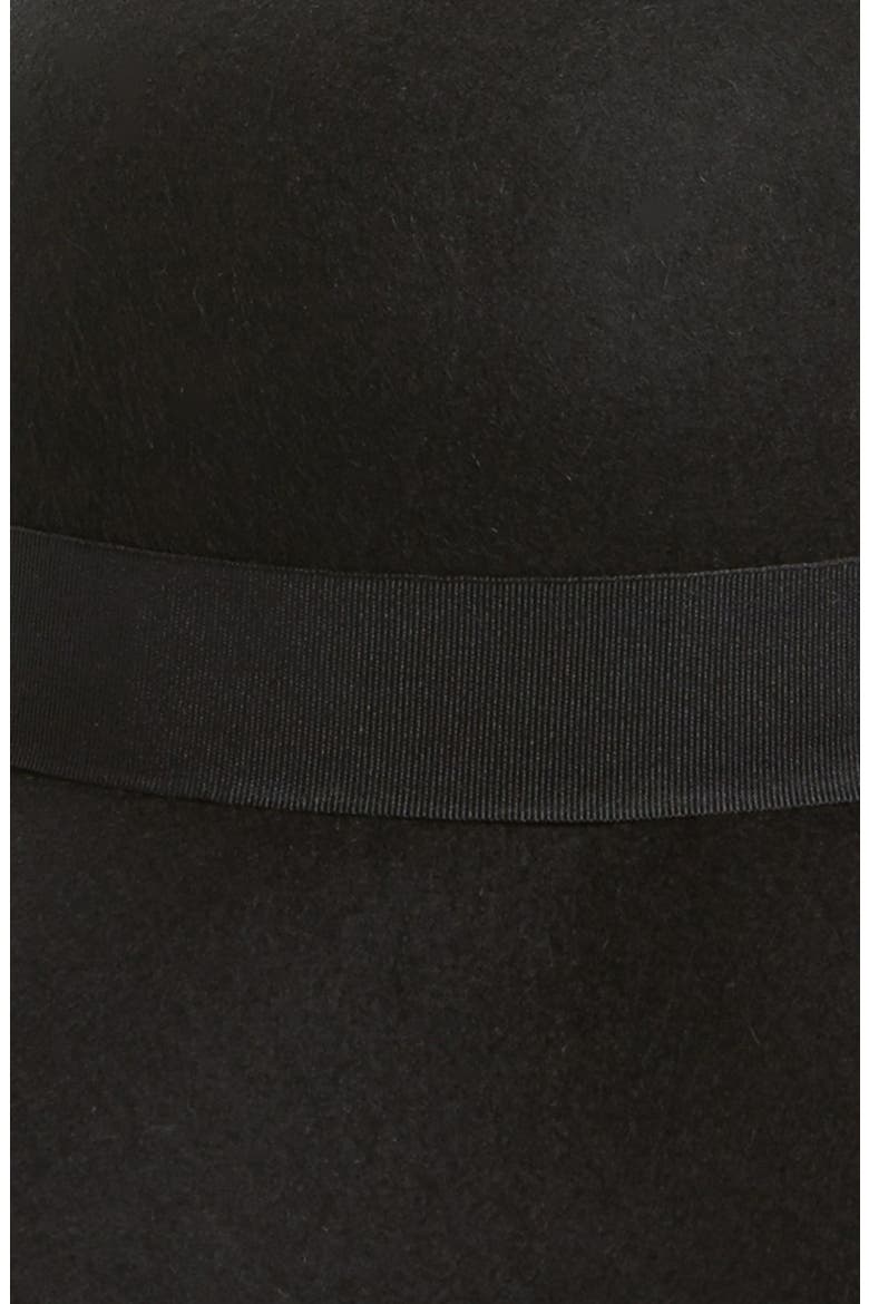 Floppy Wool Hat, Alternate, color, BLACK