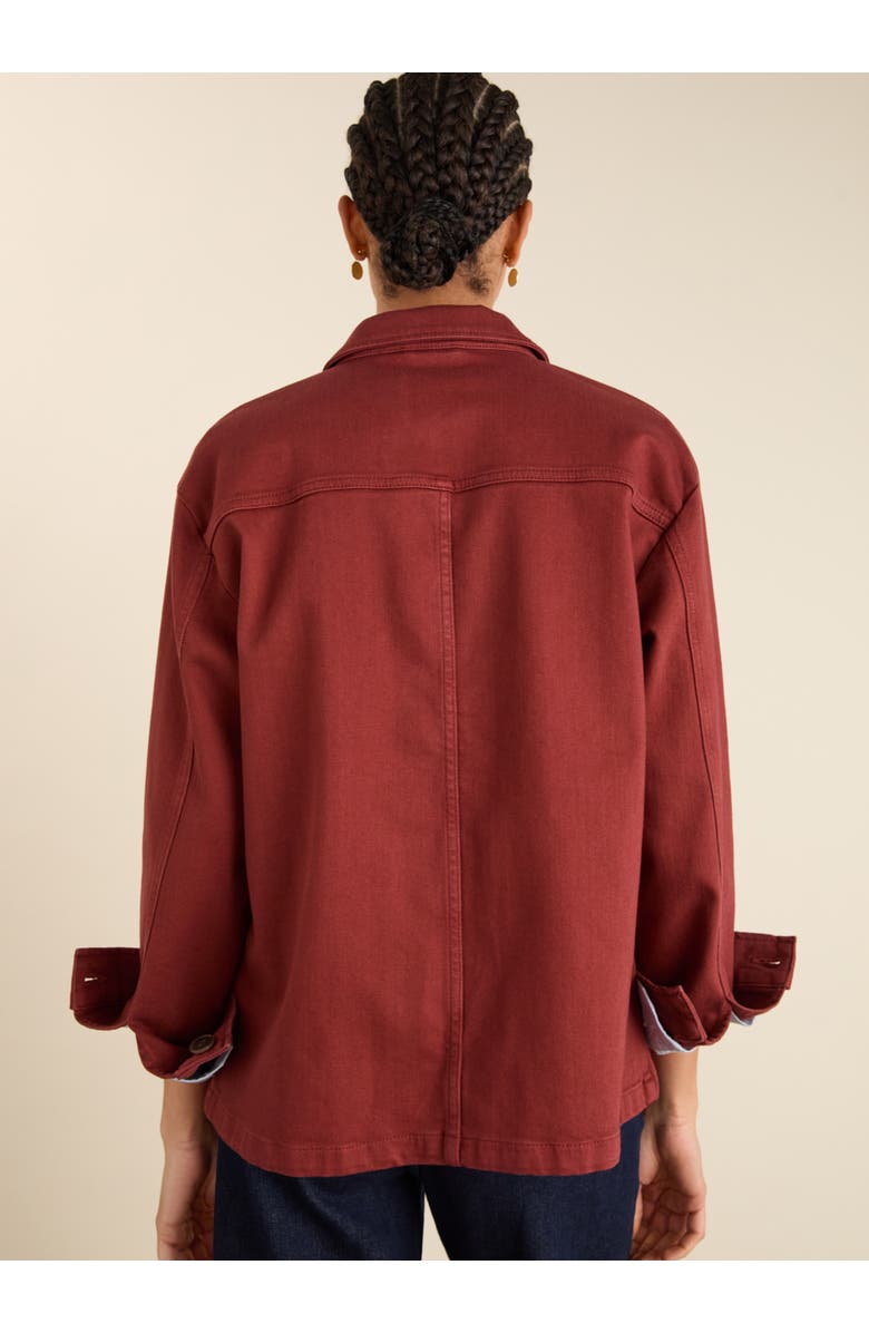 Baukjen Rowan Denim Utility Jacket, Alternate, color, Terracotta