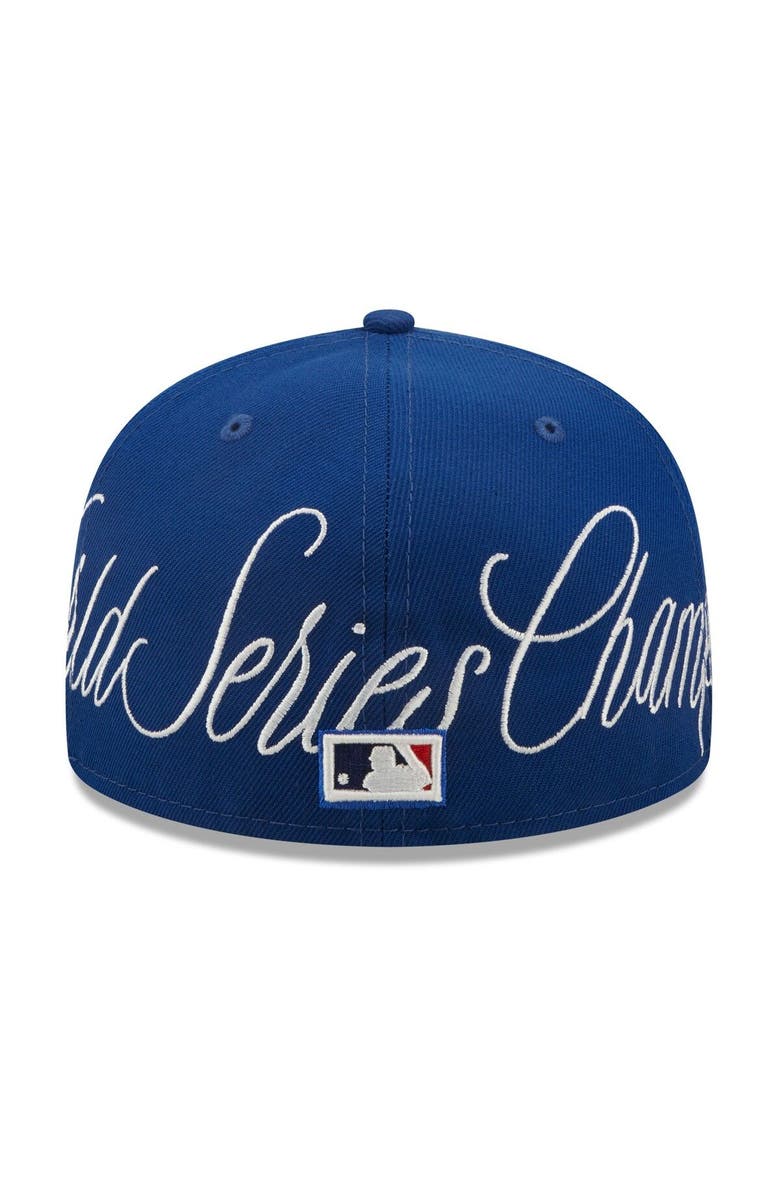 New Era Men's New Era Royal Toronto Blue Jays Historic World Series Champions 59FIFTY Fitted Hat, Alternate, color,